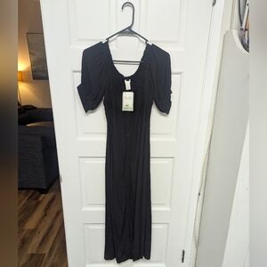 H&M Black Long Sleeve Dress